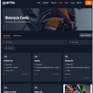 Sponsored Rider Meetups